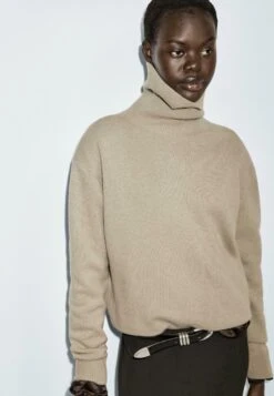 Massimo Dutti HIGH NECK SWEATER - Jumper - Mottled Grey -Massimo Dutti Shop b817b077d22a4694abcc7c7c75dd6d54