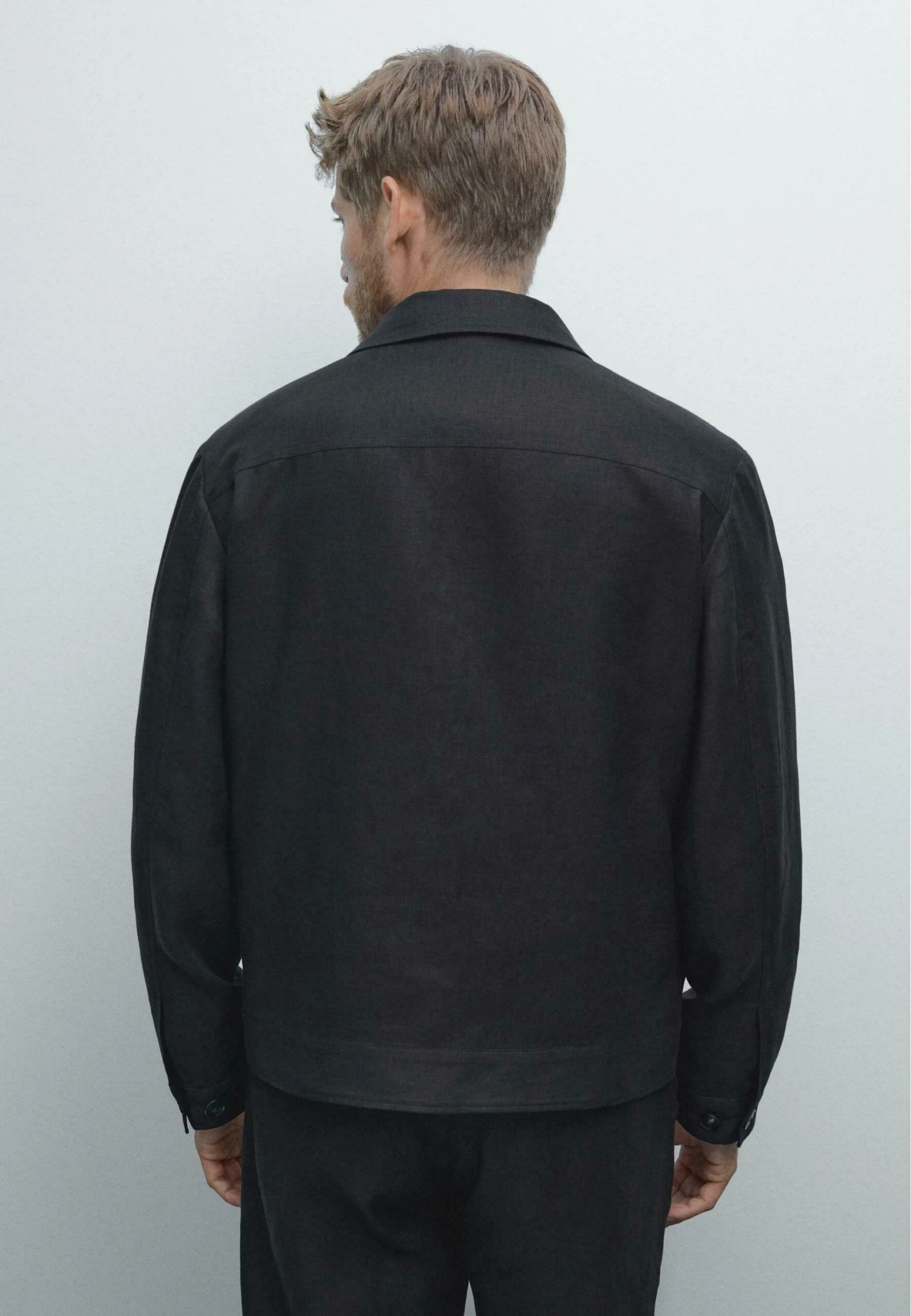 Massimo Dutti TOTAL LOOK WITH FLAP POCKETS - Summer Jacket - Dark Blue 5 Massimo Dutti TOTAL LOOK WITH FLAP POCKETS - Summer Jacket - Dark Blue - Image 3