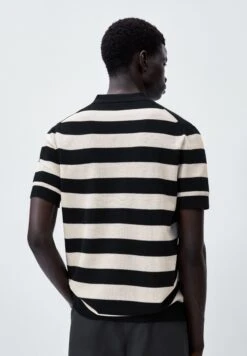 Massimo Dutti Short Sleeve- Polo Shirt - Dark Blue -Massimo Dutti Shop b88043228b3d4c3994625eb969b41abe