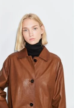 Massimo Dutti LONG - Leather Jacket - Brown 13 Massimo Dutti LONG - Leather Jacket - Brown -Massimo Dutti Shop b8b8eeead8414bc1bd9ad6a1cf5ab569