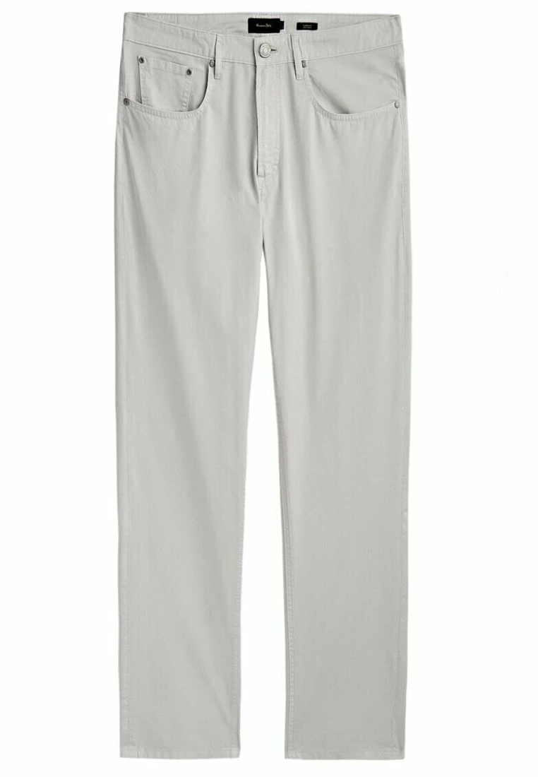 Massimo Dutti Poplin- Straight Leg Jeans - Light Grey 7 Massimo Dutti Poplin- Straight Leg Jeans - Light Grey - Image 5