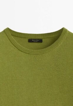 Massimo Dutti Crew Neck Blend - Sweatshirt - Green -Massimo Dutti Shop b968657626b547bc987d16d976c01a6b