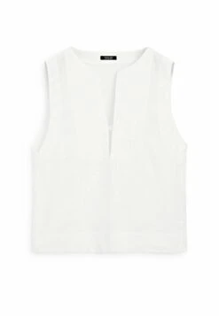 Massimo Dutti SLEEVELESS OPEN NECK - Top - Dark Brown -Massimo Dutti Shop b9dfd806bedf443894cd0cccbe2ff556