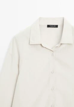 Massimo Dutti FLOWING LIGHTWEIGHT - Button-down Blouse - Beige -Massimo Dutti Shop b9eb4e2db133472c80f2b7aca96eb99b