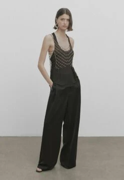 Massimo Dutti Studio-Chain With Beads - Other Accessories - Gold Coloured