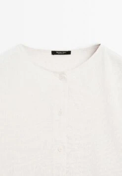 Massimo Dutti FLOWING GARMENT WITH BUTTONS - Blouse - Beige -Massimo Dutti Shop ba02727976c948af9bba14df86701241