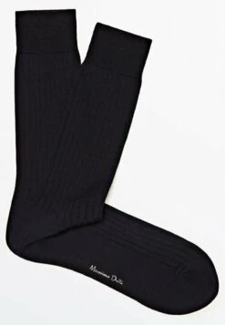 Massimo Dutti Scottish Yarn- Socks - Dark Blue -Massimo Dutti Shop ba112abfd07b4ee0b35f5750f657c7fe