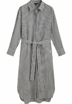 Massimo Dutti Striped With Belt - Shirt Dress -Massimo Dutti Shop ba1c95a15ce74291bfe6927f6b9fdc73