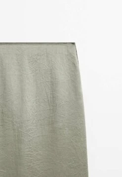 Massimo Dutti Creased-Effect Camisole Midi - A-Line Skirt -Massimo Dutti Shop ba20bc21843340c09ceeee4691551dcd