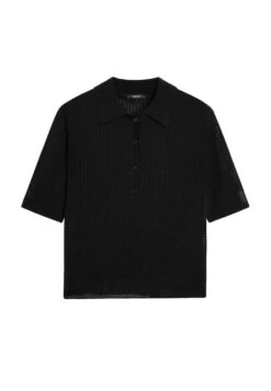 Massimo Dutti POLO COLLAR WITH SHORT SLEEVES - Polo Shirt - Black 16 Massimo Dutti POLO COLLAR WITH SHORT SLEEVES - Polo Shirt - Black -Massimo Dutti Shop ba55002d261044c4b1df827a910ee2b2