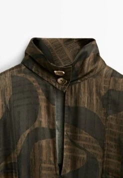 Massimo Dutti Day Dress - Brown -Massimo Dutti Shop ba68ad5e3c994c3e8a63f0f1fe4c1f14