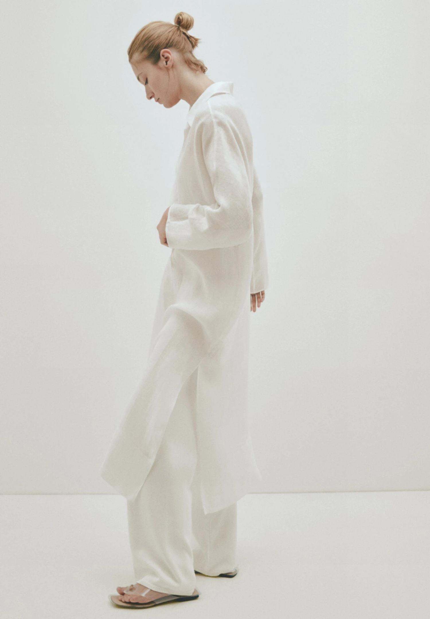 Massimo Dutti Oversize - Button-Down Blouse 3 Massimo Dutti Oversize - Button-Down Blouse