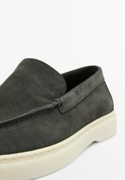 Massimo Dutti SPLIT WITH MOC TOE - Slip-ons - Taupe -Massimo Dutti Shop bab149814e5d46cc98d8332c8df26d94