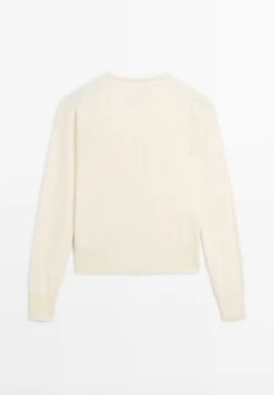 Massimo Dutti BUTTONED WITH CREW NECK - Cardigan - Yellow -Massimo Dutti Shop bae74a5244a1423484fe8c7fcdae595c