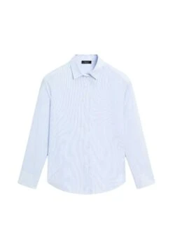 Massimo Dutti STRIPED STRETCH GARMENT - Button-down Blouse - Blue -Massimo Dutti Shop bb03e34f552249188f7fcdfb70323fdf