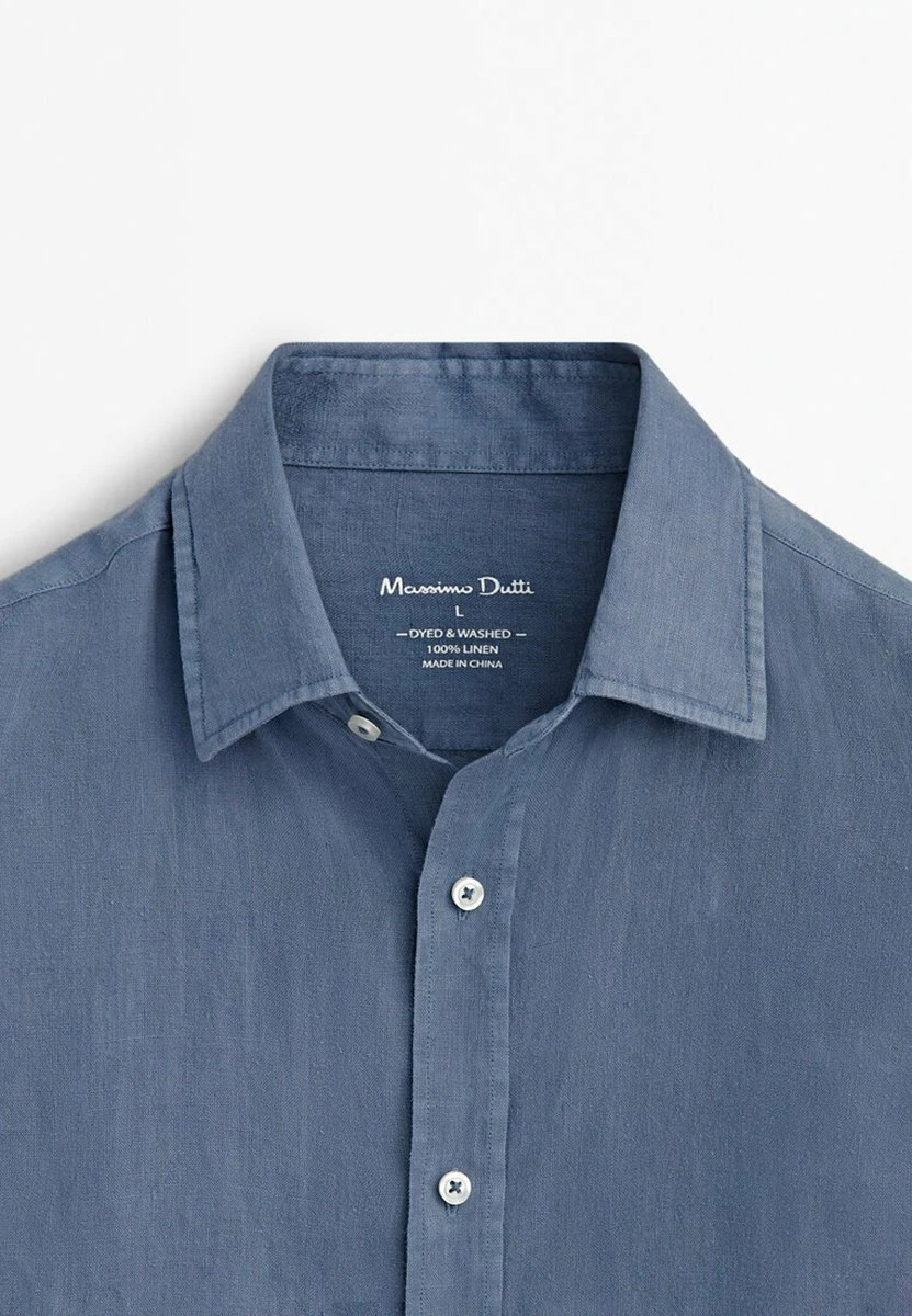 Massimo Dutti Shirt - Blue Grey 11 Massimo Dutti Shirt - Blue Grey - Image 9