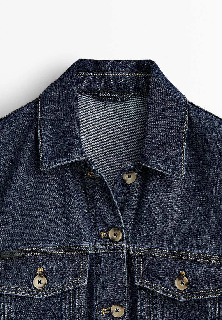 Massimo Dutti Belted- Waistcoat - Dark Blue 10 Massimo Dutti Belted- Waistcoat - Dark Blue - Image 8