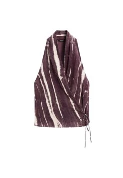 Massimo Dutti STRIPE PRINT CROSSOVER HALTER NECK - Top - Lilac 13 Massimo Dutti STRIPE PRINT CROSSOVER HALTER NECK - Top - Lilac -Massimo Dutti Shop bbcde43379f64150ba0c25479098913e