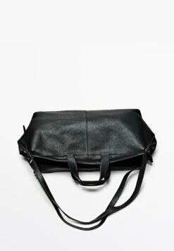Massimo Dutti DUFFLE - Weekend Bag - Black -Massimo Dutti Shop bbe114f9544e494ca8a80d9bc7b22c7d