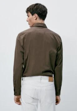 Massimo Dutti Slim Fit - Shirt - Mottled Brown 17 Massimo Dutti Slim Fit - Shirt - Mottled Brown -Massimo Dutti Shop bbeb8cf226cf425bb0d2e64e447d5c0c
