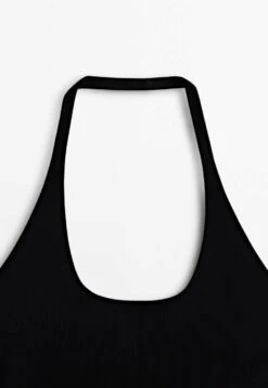 Massimo Dutti Halter With Square-Cut Neckline - Top -Massimo Dutti Shop bc5b5c68bc9a4bda9d49c16be34d5cef