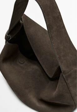 Massimo Dutti SPLIT SHOULDER - Handbag - Mottled Brown -Massimo Dutti Shop bc60a6acb968462f9be1567ef7e2ab96