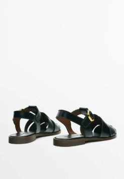 Massimo Dutti Buckled Cage - Sandals -Massimo Dutti Shop bc84171f5e9b4fae9f2f7f9d3f53e2ef