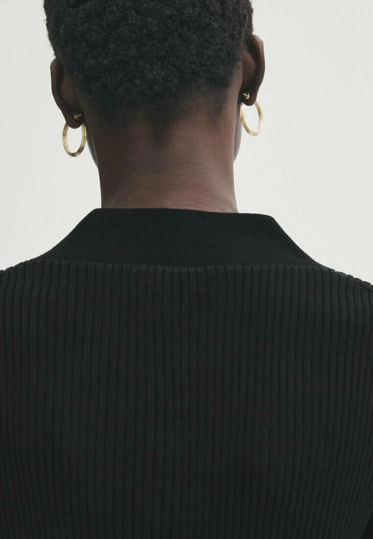 Massimo Dutti And Blend- Cardigan - Mottled Black 7 Massimo Dutti And Blend- Cardigan - Mottled Black - Image 5