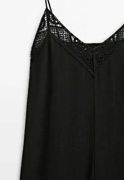 Massimo Dutti Slip With Crochet Detail - Maxi Dress - Black 22 Massimo Dutti Slip With Crochet Detail - Maxi Dress - Black -Massimo Dutti Shop bca6b342a63b4a0d9ba54192c1027c83