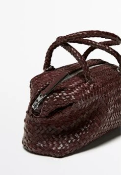Massimo Dutti Handbag - Bordeaux -Massimo Dutti Shop bcacdbda74b345f5a1131aa55606d842