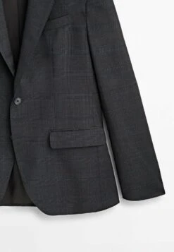 Massimo Dutti Check Super - Suit Jacket - Grey -Massimo Dutti Shop bcbba689da5049139593f2f6e0cc3d4d