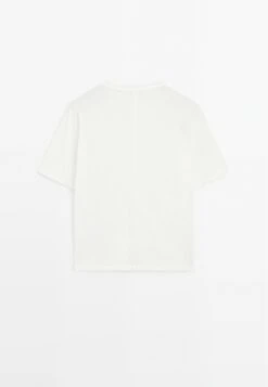 Massimo Dutti BOXY FIT SHORT SLEEVE - Basic T-shirt - White -Massimo Dutti Shop bcd01ccc3f1945d9ad8eae6b8097e53d