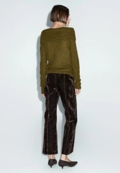 Massimo Dutti MID-RISE WITH DARTS - Wide Leg - Mottled Dark Brown -Massimo Dutti Shop bcea6167e85746bc8be6add47c589464