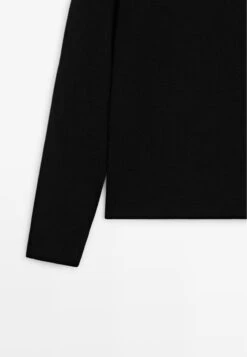 Massimo Dutti LONG SLEEVE POLO COLLAR - Jumper - Black 19 Massimo Dutti LONG SLEEVE POLO COLLAR - Jumper - Black -Massimo Dutti Shop bcfe567c1eec44a99f872313674712c6