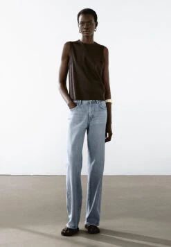 Massimo Dutti BOXY FIT WITH CREW NECK - Basic T-shirt - Ochre -Massimo Dutti Shop bd1d199938f9413f8b91ea9452c9d45d