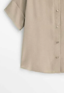 Massimo Dutti Flowing - Button-Down Blouse - Beige 17 Massimo Dutti Flowing - Button-Down Blouse - Beige -Massimo Dutti Shop bd2c32895b6a431e965b01f3f8e8d4c6