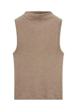 Massimo Dutti FITTED FUNNEL NECK - Top - Light Brown -Massimo Dutti Shop bd5f014a8923432ea84c917ed28c9ae7 2