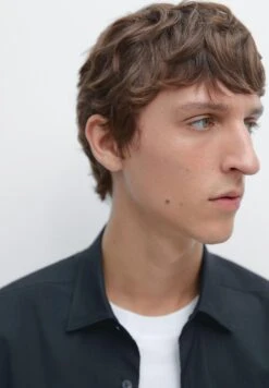 Massimo Dutti SLIM FIT STRETCH - Shirt - Dark Blue -Massimo Dutti Shop bd60f6d30e24487ebdc936486a1ad5e3