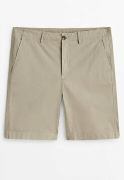 Massimo Dutti Micro-Twill Bermuda- Shorts - Beige -Massimo Dutti Shop bd79a92ac2af4477ad084439948f832b