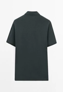 Massimo Dutti SHORT SLEEVE POLO NECK - Polo Shirt - Blue/grey 21 Massimo Dutti SHORT SLEEVE POLO NECK - Polo Shirt - Blue/grey -Massimo Dutti Shop bda210df368e4bf29a7d40505902581a