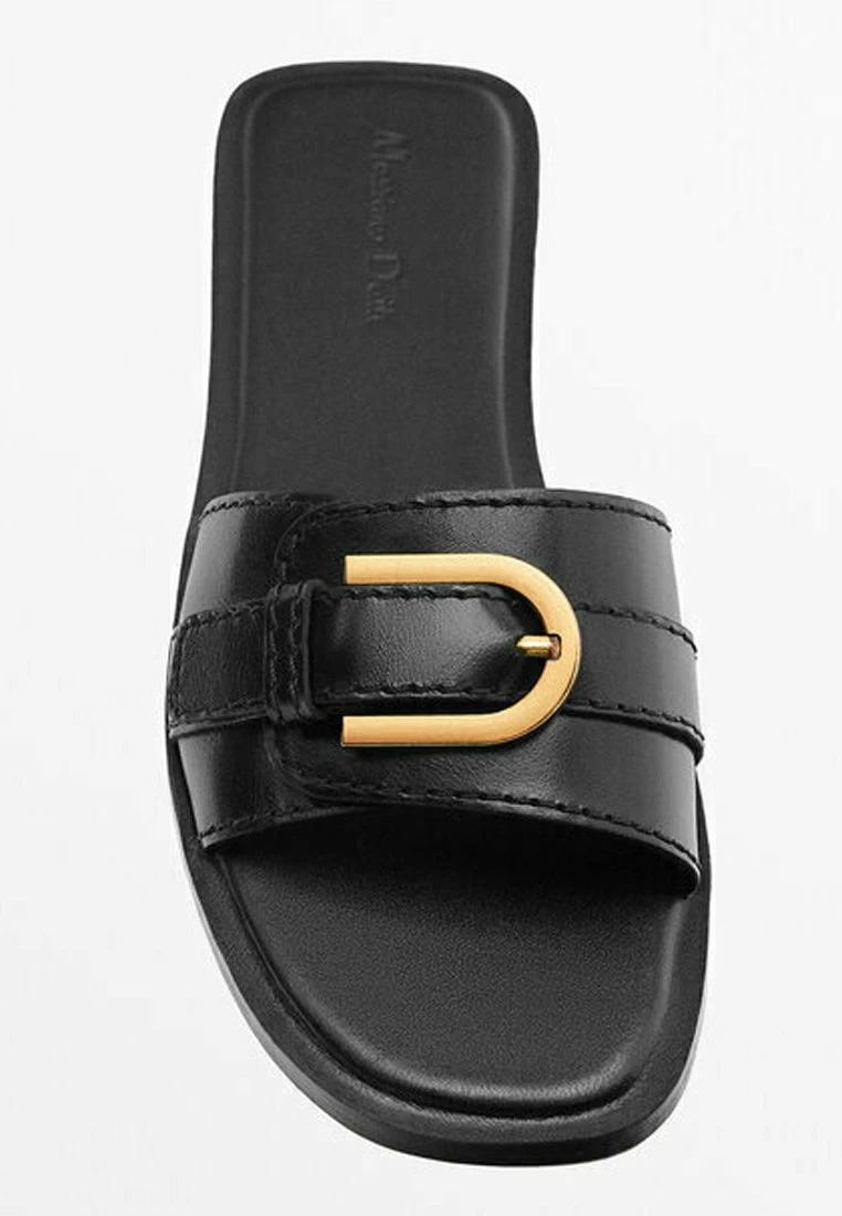 Massimo Dutti Flat - Mules - Black 5 Massimo Dutti Flat - Mules - Black - Image 3