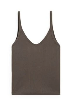 Massimo Dutti RIBBED V-NECK - Top - White -Massimo Dutti Shop bdc3f416bd6b42eb994a2c001ce2d2b3