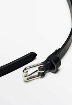 Massimo Dutti WITH SQUARE BUCKLE - Belt - Black -Massimo Dutti Shop be055b44f6c341b9baa5571584efdae5
