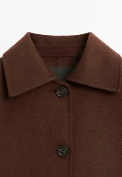 Massimo Dutti SHORT - Short Coat - Bordeaux -Massimo Dutti Shop be281c2fe2854b9282e92a1e1335d5a1