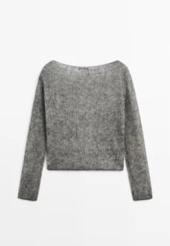 Massimo Dutti SHORT SWEATER - Jumper - Dark Grey -Massimo Dutti Shop be321c06371344fb87b5819b5a565653