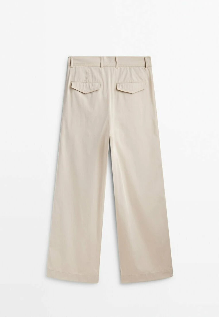 Massimo Dutti Anzug Mit Knöpfen- Trousers - Sand 8 Massimo Dutti Anzug Mit Knöpfen- Trousers - Sand - Image 6