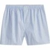 Massimo Dutti Striped Poplin- Boxer Shorts - Light Blue -Massimo Dutti Shop be755243f7f744b18b12eda42c4b0e44