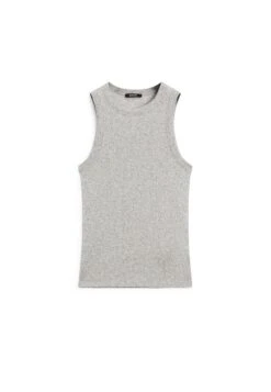 Massimo Dutti LIGHTWEIGHT HALTER NECK - Basic T-shirt - Light Grey 17 Massimo Dutti LIGHTWEIGHT HALTER NECK - Basic T-shirt - Light Grey -Massimo Dutti Shop be77db4d794c4eef92ff16f43bf44b37 1