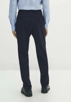 Massimo Dutti Plain Blend - Trousers - Dark Blue -Massimo Dutti Shop be8a2f161131455e8c30b316689bd11e