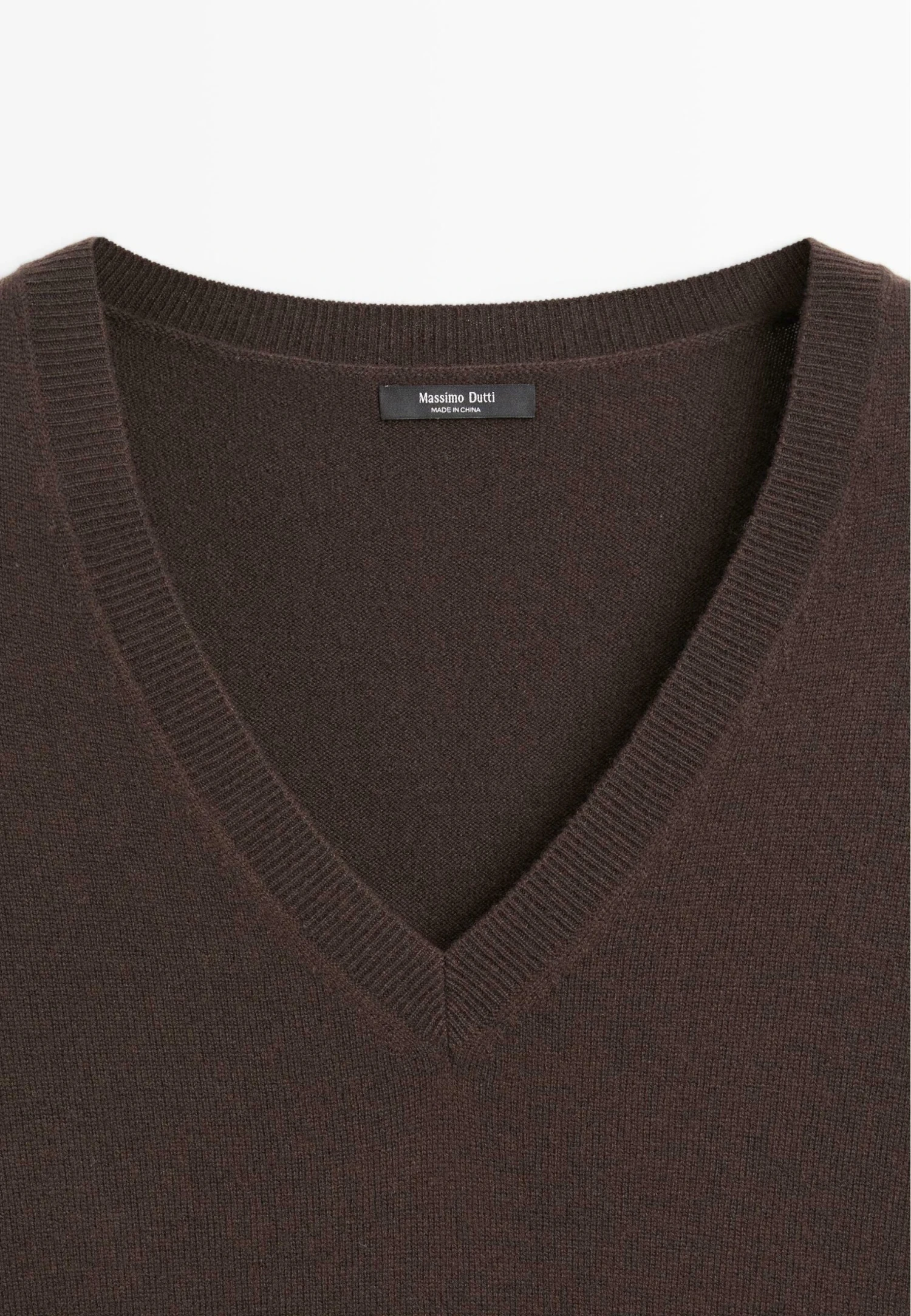 Massimo Dutti WITH CONTRAST - Jumper Dress - Dark Brown 9 Massimo Dutti WITH CONTRAST - Jumper Dress - Dark Brown - Image 7
